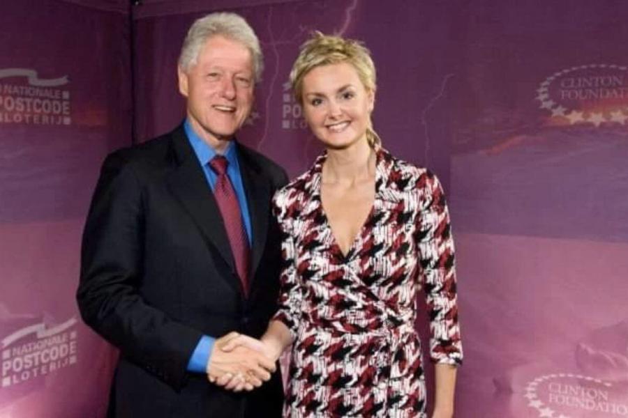 Ingrid female voice over uk meeting Bill Clinton